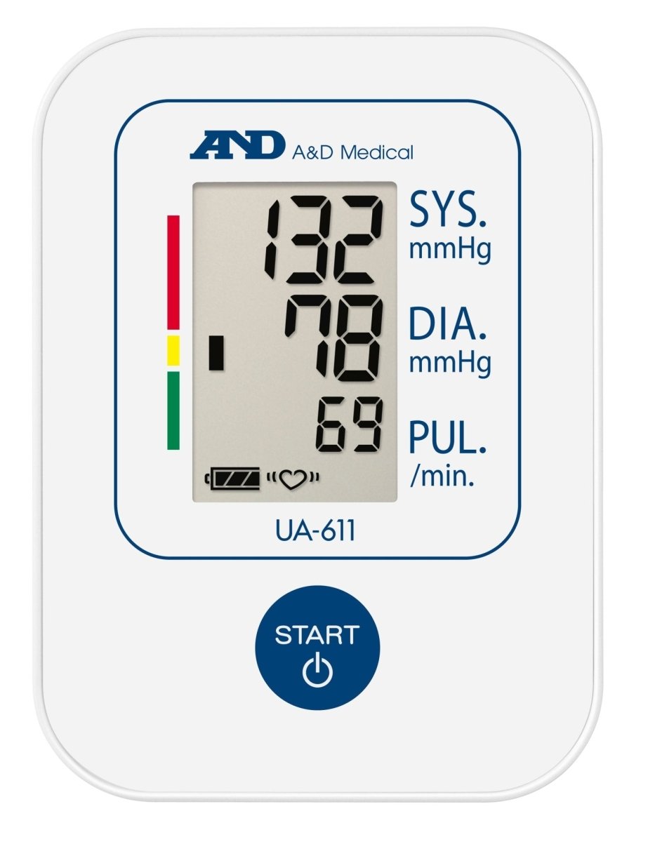 A&D UA - 611 Automatic Upper Arm Blood Pressure Monitor - VitaMedsBlood pressure monitor