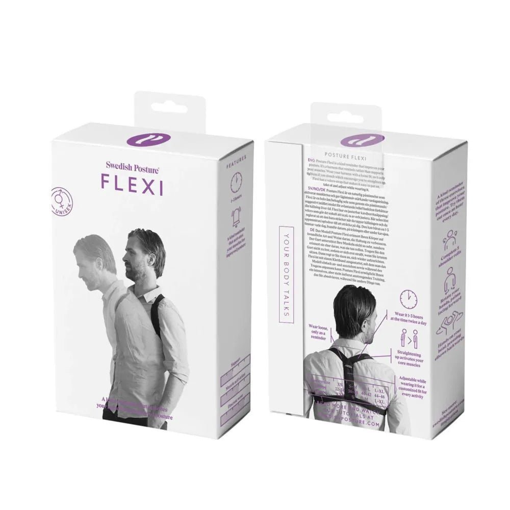 Posture Corrector | Swedish Posture Flexi Black | - VitaMeds