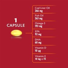 Seven Seas COD LIVER OIL HIGH STRENGTH GELATINE FREE capsules - VitaMeds