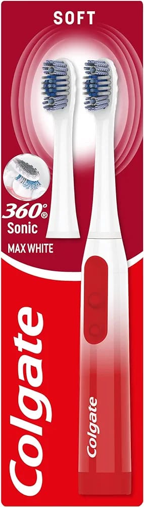 Colgate 360 Sonic Max White Battery Powered Toothbrush - VitaMeds