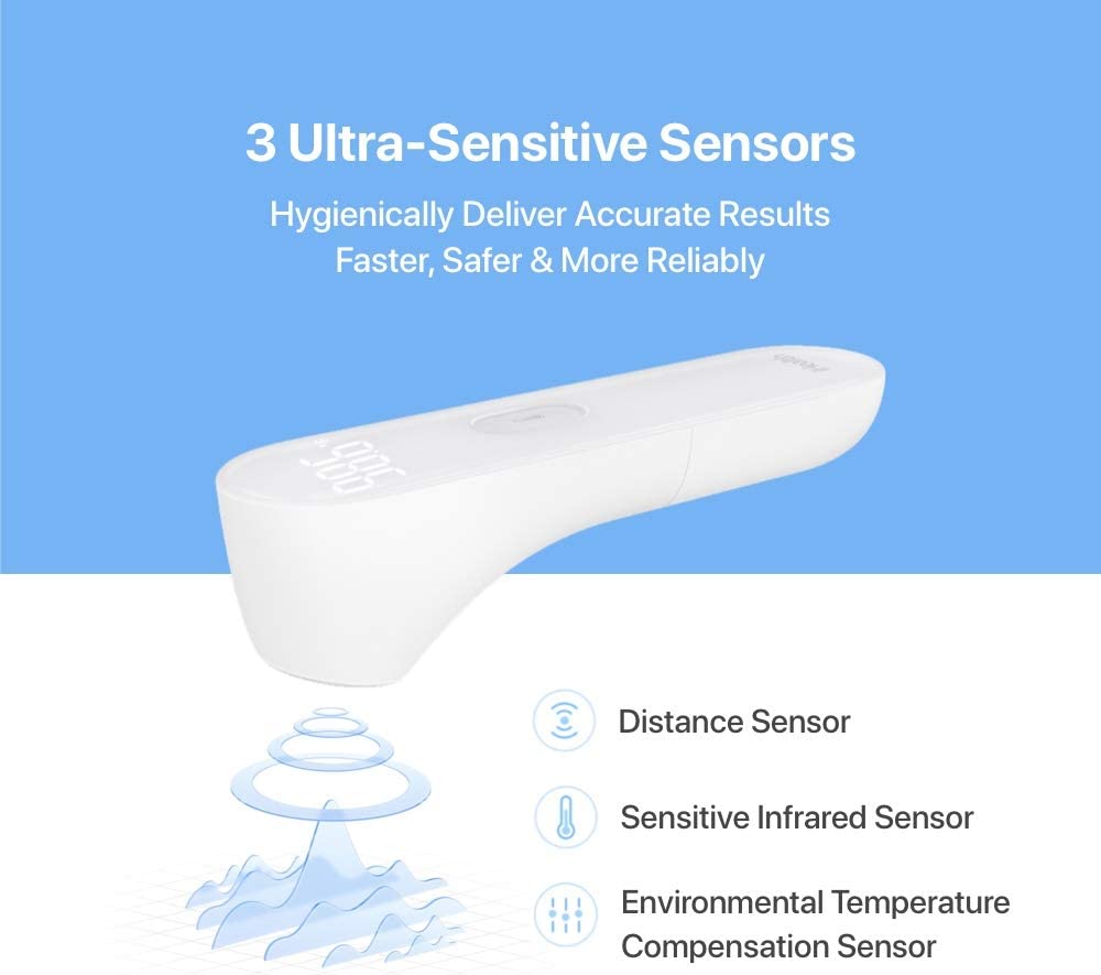 iHealth No - Touch Forehead Digital Infrared Thermometer (PT3) - VitaMeds