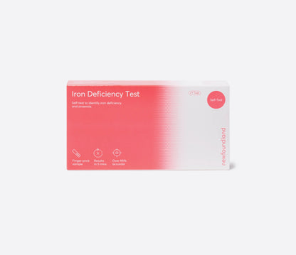 Iron Deficiency Self - Test | Newfoundland - VitaMeds