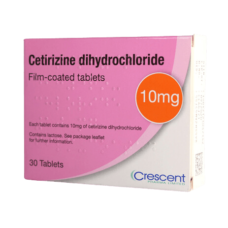Hayfever Cetirizine dihydrochloride | 10mg Tablets (3 FOR 2 offer) - VitaMedshay - fever tablets