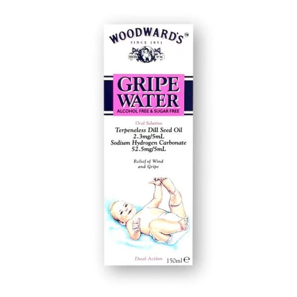 Woodwards Gripe Water (Alcohol Free) 150ml - VitaMedsGripe water